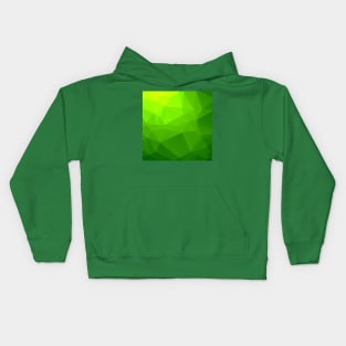 green and yellow Kids Hoodie